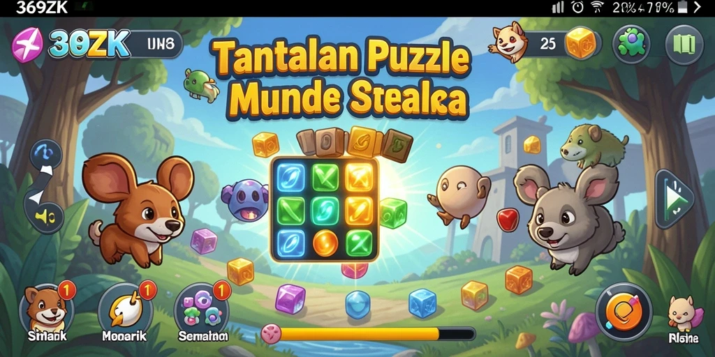 Screenshot utama menunjukkan gameplay menantang dari 369ZK.