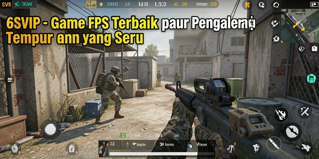 Screenshot gameplay 6SVIP menampilkan aksi tempur yang intens dan mendebarkan.