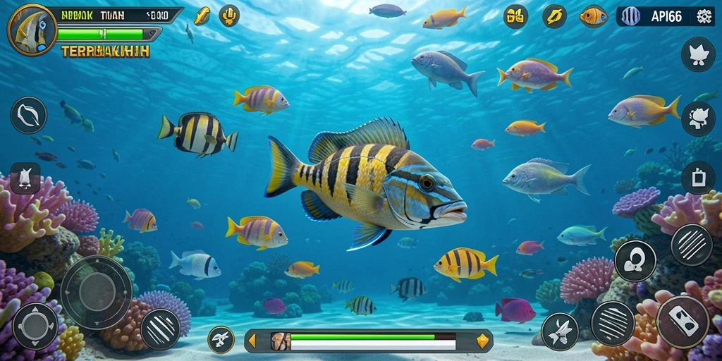 Tangkapan ikan seru dalam permainan API66