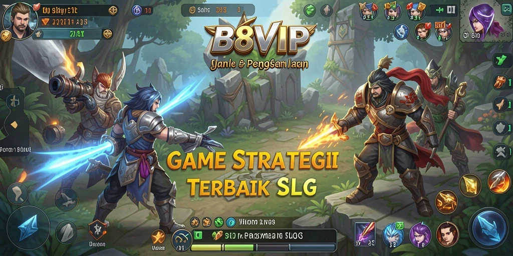 Tangkapan layar B8VIP menampilkan momen strategis dalam pertempuran.