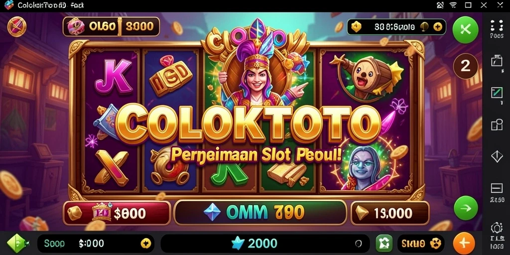 Tampilan gameplay COLOKTOTO yang mengasyikkan dan penuh warna.