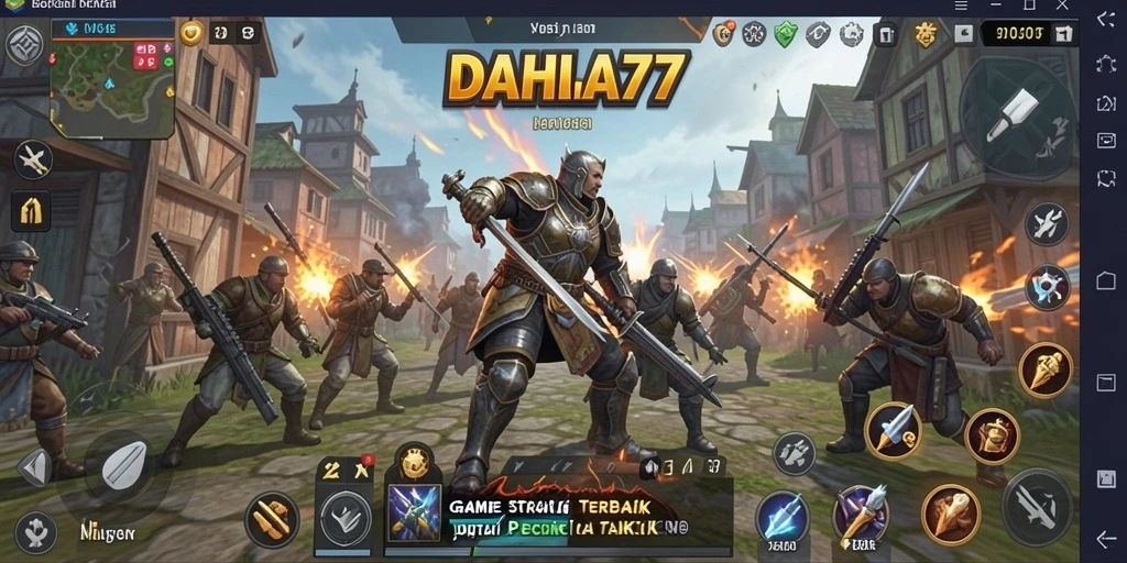 Tampilan gameplay menarik dari DAHLIA77 dengan strategi yang mendebarkan.