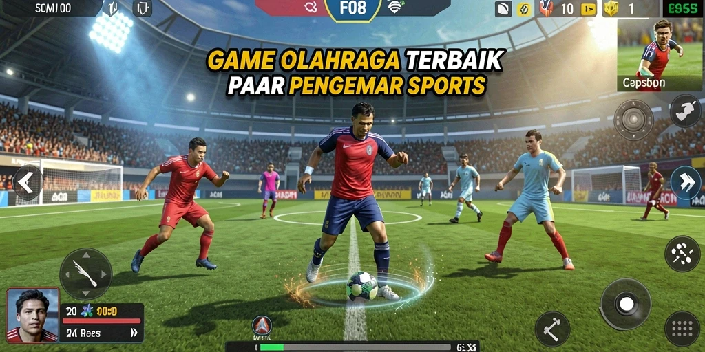 Tampilan seru permainan olahraga di F08 yang penuh aksi.