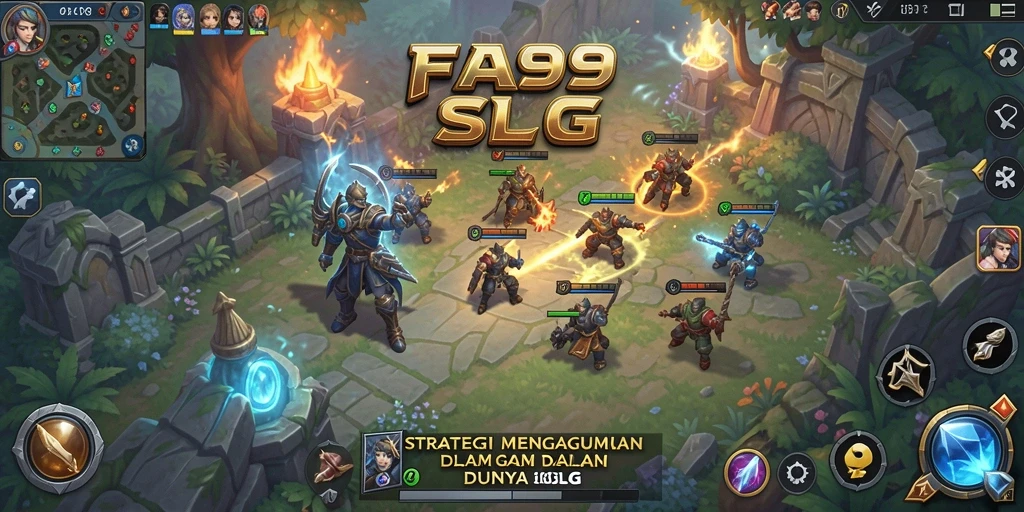 Tangkapan layar utama FA99 menunjukkan aksi pertempuran yang mendebarkan.
