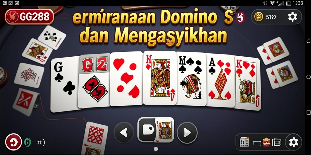 Screenshot utama GG288 menampilkan gameplay Domino yang mengasyikkan.