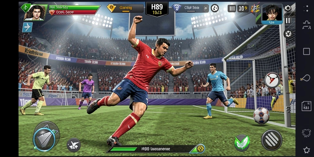 Tampilan gameplay H89 yang menarik dan penuh aksi olahraga.