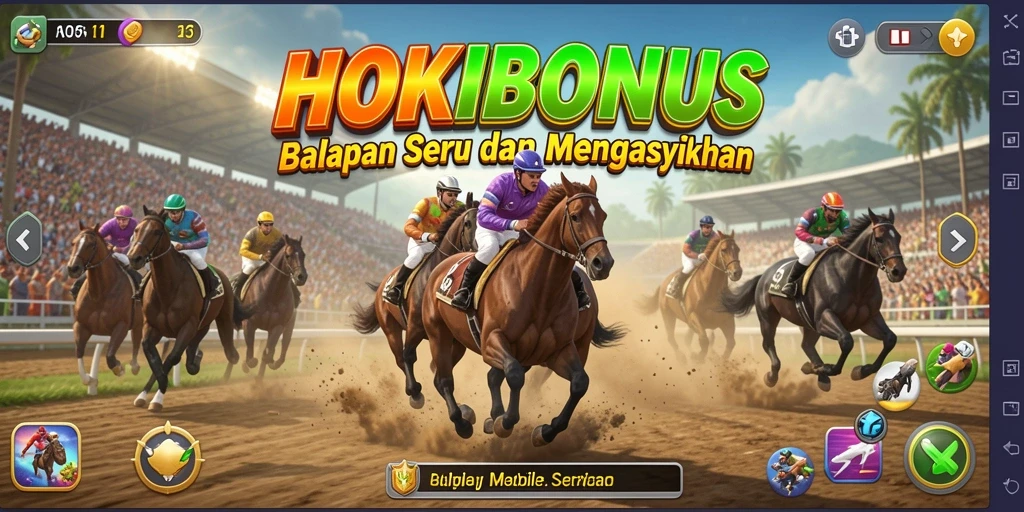 Tampilan gameplay HOKIBONUS yang menegangkan dan seru.