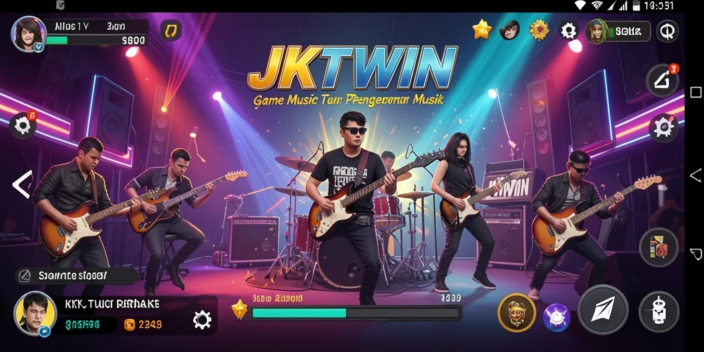 Tampilan gameplay JKTWIN yang seru dan interaktif.