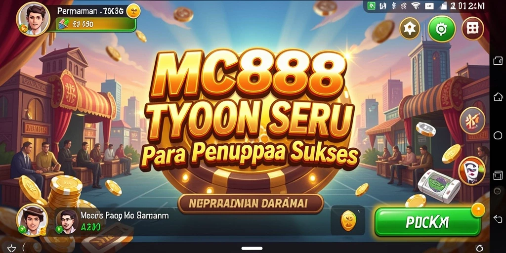 Tampilan gameplay menarik dalam game Tycoon MC888.