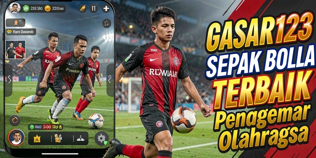 Tampilan gameplay yang realistis dan penuh aksi di PASAR123.