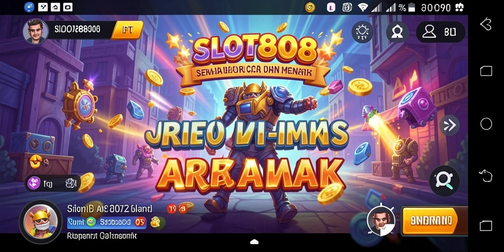 Tampilan gameplay seru di SLOT8808 dengan berbagai tantangan menarik.