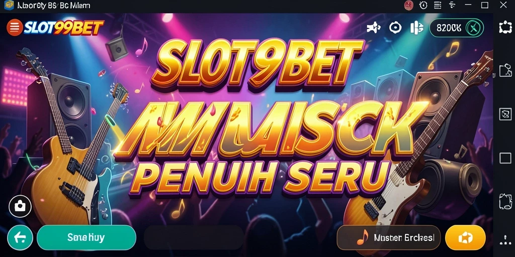 Tampilan screenshot <strong>SLOT99BET</strong> menampilkan gameplay menarik dengan lagu-lagu favorit.