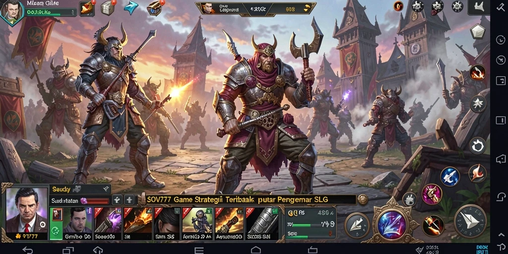Screenshot SOV777 menampilkan aksi pertempuran yang mendebarkan.