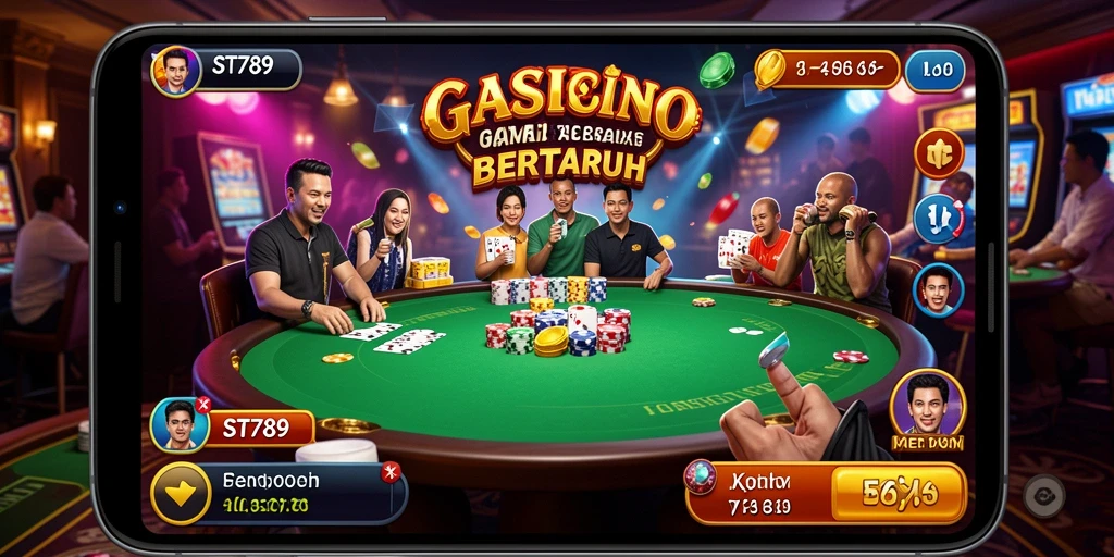 Screenshot utama ST789 menampilkan gameplay Kasino yang seru dan imersif.