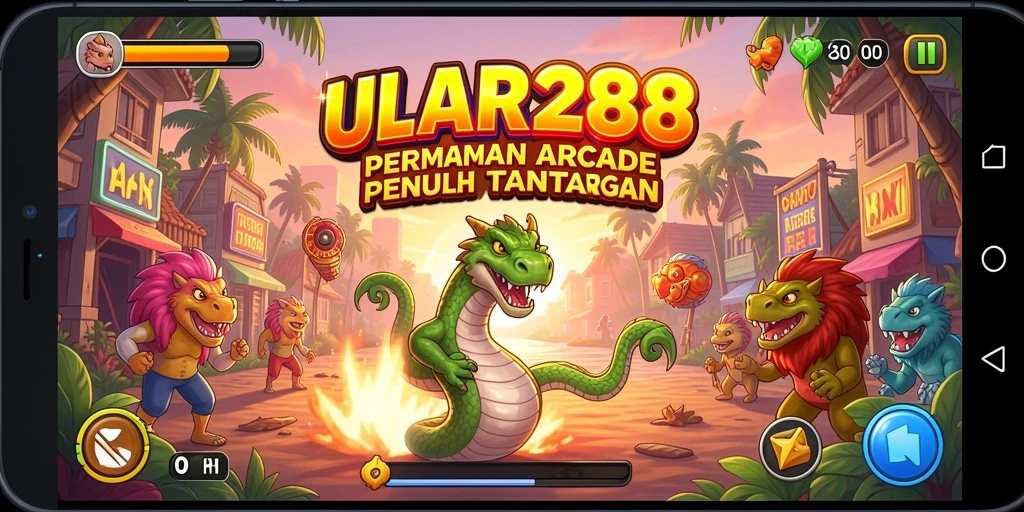 Tampilan gameplay yang seru dan menantang dari ULAR288.