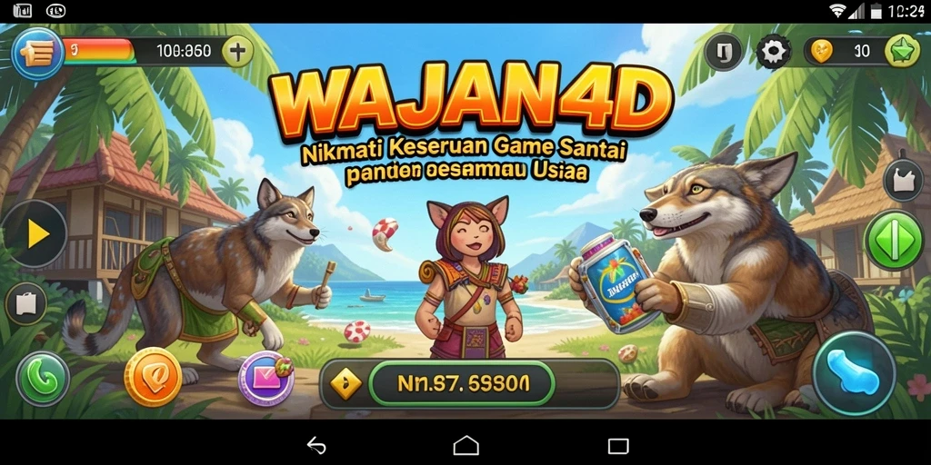 Screenshot utama WAJAN4D menampilkan gameplay seru dan menarik.